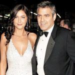 George Clooney entisen tyttöystävänsä Lisa Snowdonin kanssa