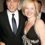 George Clooney entisen tyttöystävänsä Mariella Frostrupin kanssa