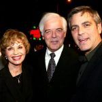 George Clooney so svojimi rodičmi