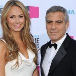 George Clooney entisen tyttöystävänsä Stacy Keiblerin kanssa