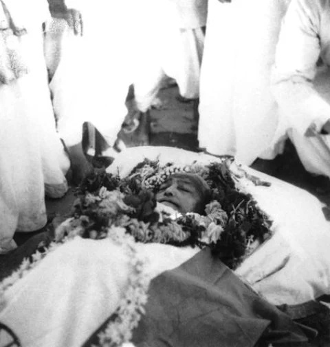   smrt kasturba gándhího