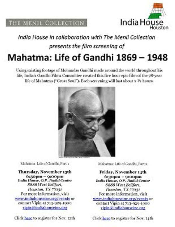   Mahátmův život Gándhího, 1869-1948