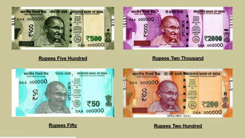   Bankovky řady Gándhího