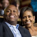 Michelle Obama med sin bror Craig Robinson