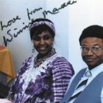 Winnie Mandela underskrift