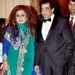 Shahnaz Husain con il marito