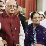 Kamla Advani aviomiehensä kanssa, L.K. Advani