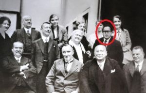 B. R. Ambedkar med sine professorer og venner fra London School of Economics and Political Science