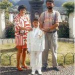 کرسٹیانو رونالڈو اپنے والدین کے ساتھ