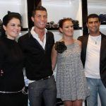 Cristiano Ronaldo veljensä ja sisartensa kanssa