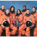 Kalpana Chawla et les autres membres de l'équipage