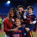 Antonella Roccuzzo avec Messi