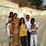 Arunima Sinha su savo šeimos nariais