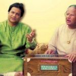 Anup Jalota amb el seu pare Purshottam Das Jalota