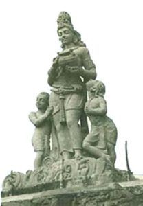Het beeld van de moeder van Chambal is gemaakt door Ram V Sutar