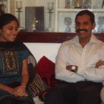 सिलेंद्र बाबू अपनी पत्नी के साथ