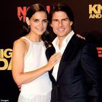 Tom Cruise med sin eks-kæreste Katie Holmes
