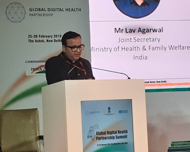 Lav Agarwal ilmaisee kiitollisuutensa edustajia ja osallistujia kohtaan GDHP: n 4. huippukokouksessa New Delhissä