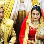 Tina Dabi i Athar Aamir Ul Shafi Khan bračna fotografija