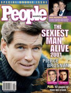Seksualiausiu vyru gyvu buvo išrinktas Pierce'as Brosnanas