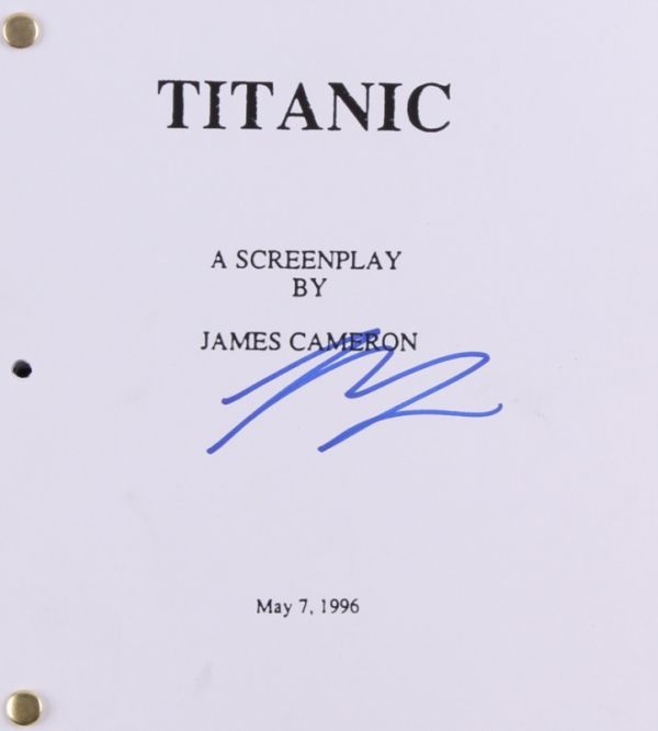 Leonardo DiCaprio allekirjoitti Titanic-käsikirjoituksen