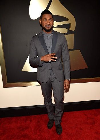 Usher trên thảm đỏ