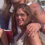 Edge avec deuxième épouse Lisa Oritz