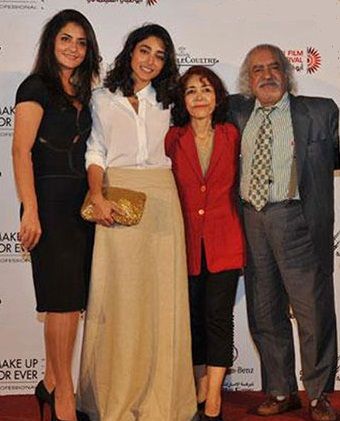 Golshifteh Farahani avec ses parents