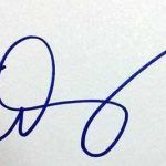 Signature d'Emma Stone