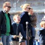 Cate Blanchett su vyru ir vaikais