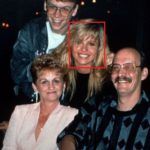 Pamela Anderson avec ses parents et son frère