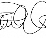 Signature de Pamela Anderson