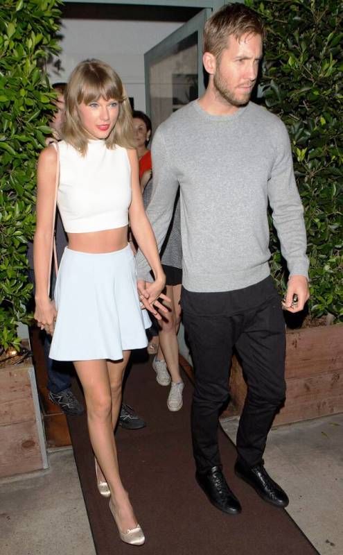 Si Taylor Swift kasama si Calvin Harris
