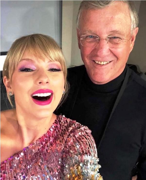 Taylor Swift avec son père