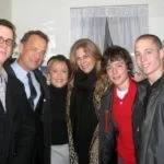   Tom Hanks' Family (From Left to Right) Colin, Tom, Elizabeth, Rita, Chester and Truman