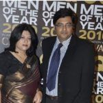 Arnab Goswami vaimonsa kanssa