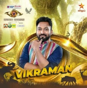   Vikraman Radhakrishnan a la temporada 6 de Bigg Boss Tamil