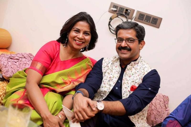 Sumit Awasthi und seine Frau