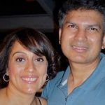 Shonali Sardesai với chồng