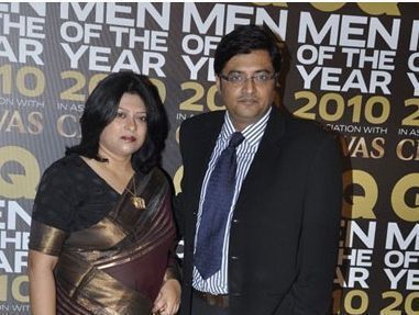 Arnab Goswami avec sa femme