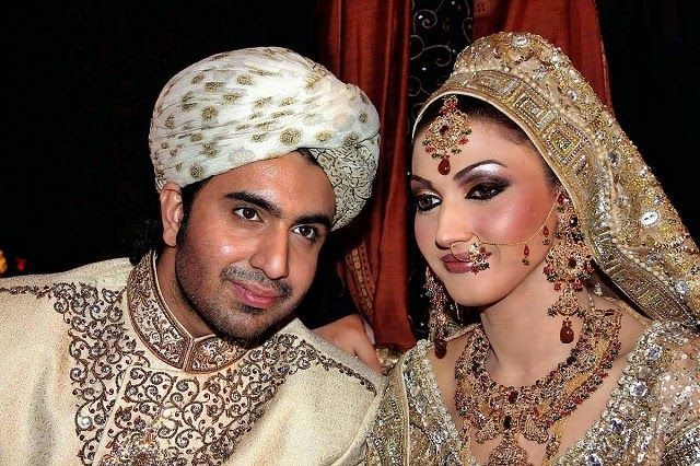 Sana Fakhar với chồng Fakhar Imam