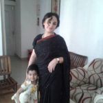 Deepika Singh Rajawat s svojo hčerko