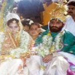Narayan Sai com sua esposa