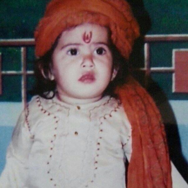 Jaya Kishori in her childhood