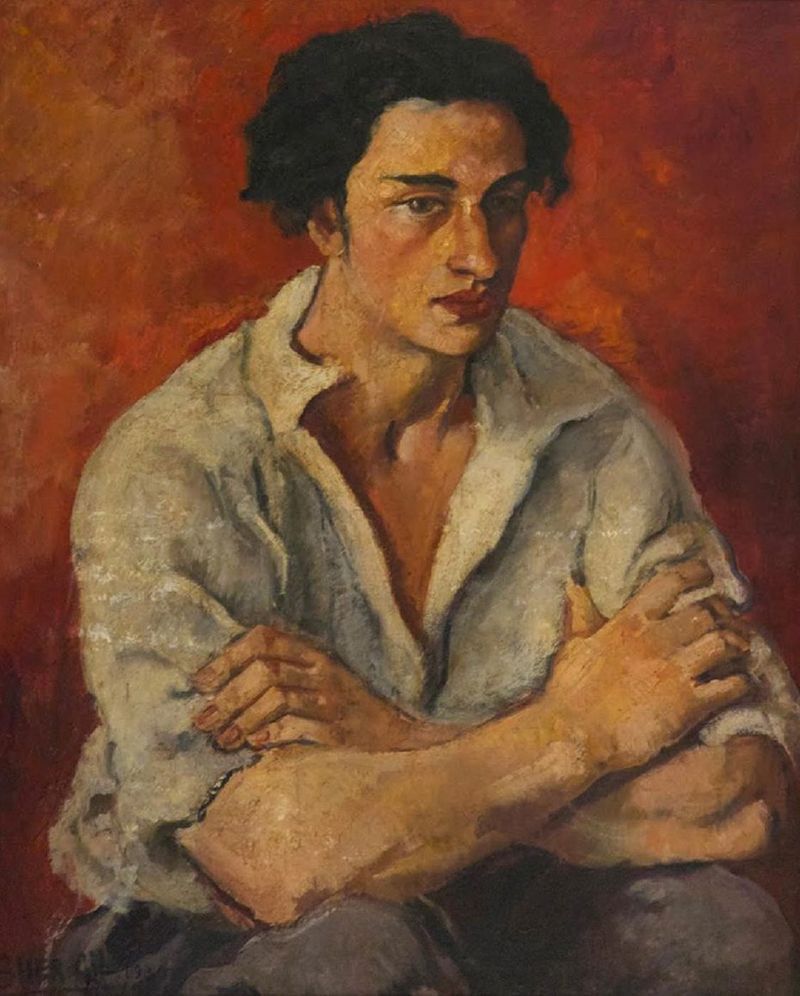Portrait de Boris Tazlitsky par Amrita Sher-Gil