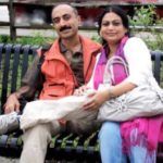 Sanjay Bhatt com sua esposa