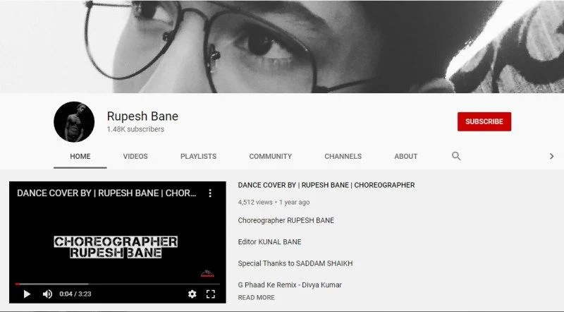   Rupesh Bane - Chaîne YouTube