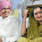   Sadhna Singh cu soțul ei