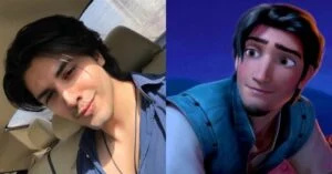   دانيال ظفر's resemblance to the Disney Character, Eugene