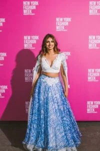   Aashna Hegde na Semana de Moda de Nova York